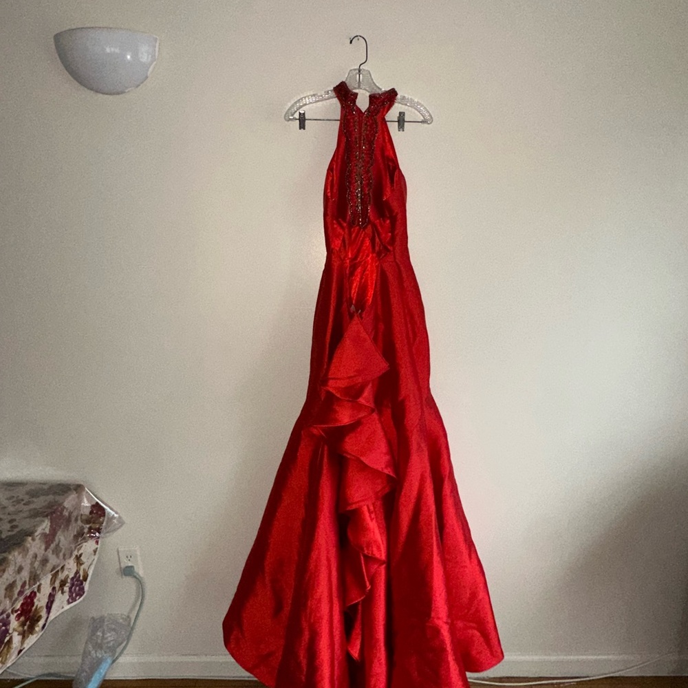 Beautiful red evening dress